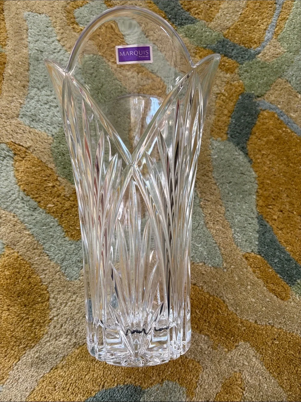 Marquise by Waterford 10 inch Lotus Vase